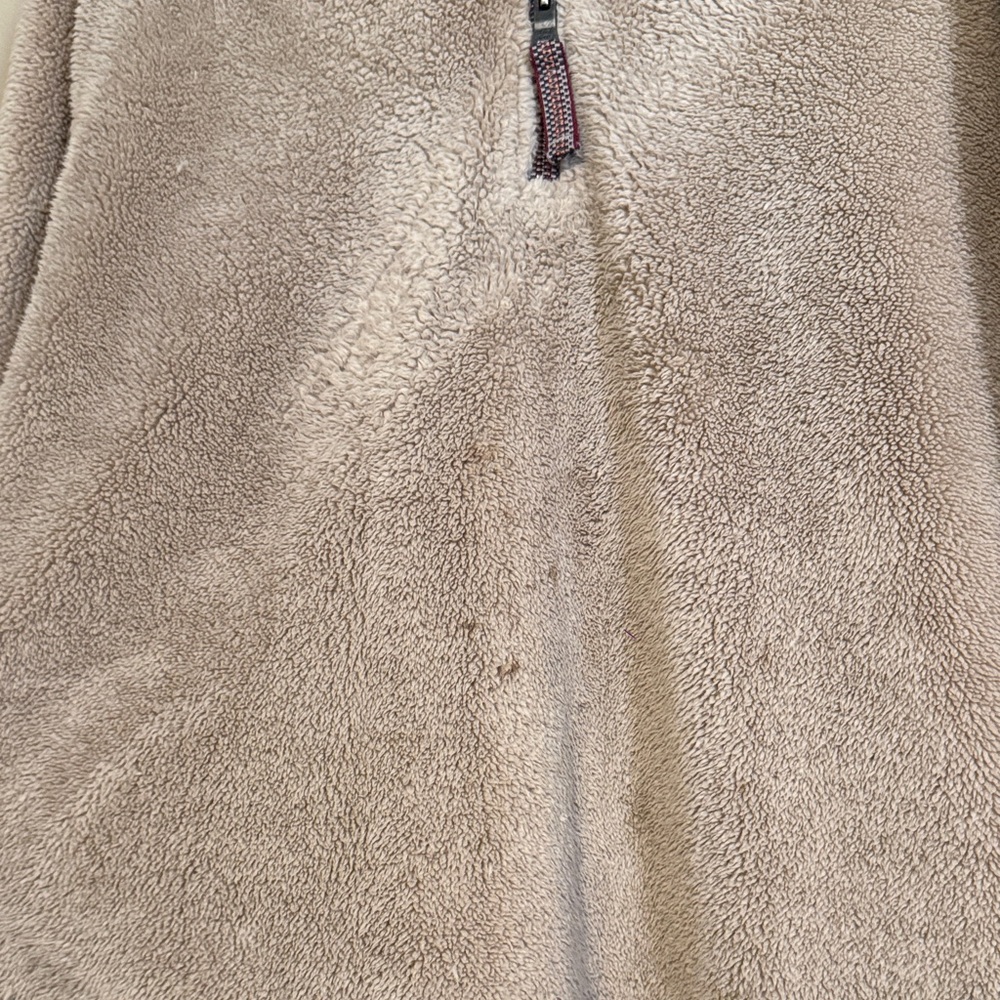 Men’s True Grit Beige Zip Up Sweater - Picture 7 of 7